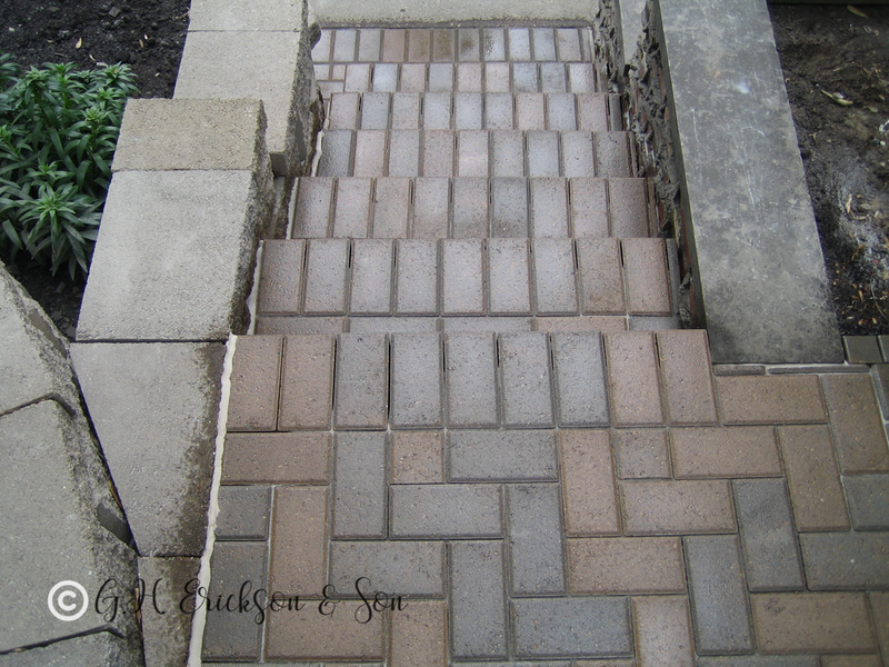 Waterproofing brick steps